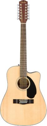 Fender CD-60SCE guitarra acústica eléctrica - Cuerpo acorazado, Natural