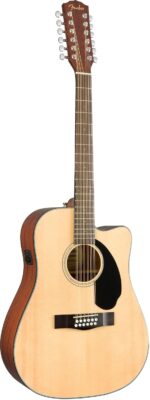 Fender CD-60SCE guitarra acústica eléctrica - Cuerpo acorazado, Natural