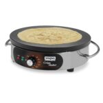 Waring Commercial WSC160X - Máquina de crepas eléctrica comercial de 16 pulgadas, superficie de cocción de hierro fundid
