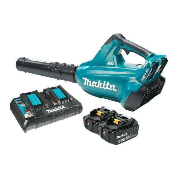 Kit de Soplador Inalámbrico Makita XBU02PT 36V 18V X2 LXT Verde Azulado 5.0Ah