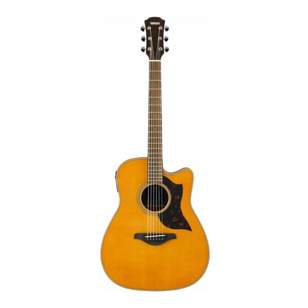 Yamaha A-Series A1M TBS guitarra electroacústica de chaqué, de caoba natural, Dreadnought color tabaco., Vintage Natural