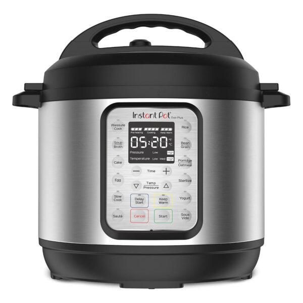 Instant Pot Duo Plus 6 Qt 9 in 1 Olla de presión multiuso programable, olla de cocción lenta, arrocera, yogurtera, vapor