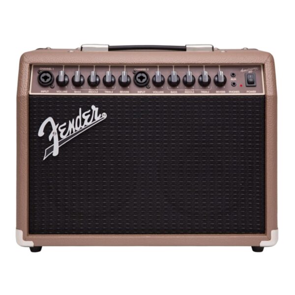 Fender Acoustasonic Amplificador de guitarra para guitarra acústica, 40 vatios, con 2 años de garantía, altavoces de 2 x