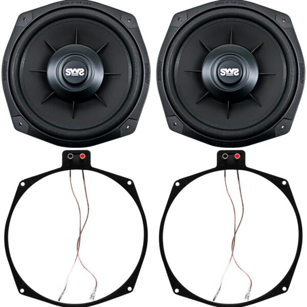 Subwoofer Earthquake Sound i82SWS 8 Pulgadas 2 Ohmios Par Montaje Poco Profundo