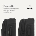 Maleta SwissGear Sion Softside 62832203 Juego de 3 Piezas Negro Expandible