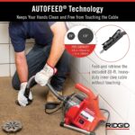 Ridgid 55808 Kit de máquina de limpieza de drenaje PowerClear de 120 voltios para bañeras, duchas y lavabos, kit de máqu