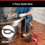Ridgid 55808 Kit de máquina de limpieza de drenaje PowerClear de 120 voltios para bañeras, duchas y lavabos, kit de máqu
