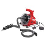 Ridgid 55808 Kit de máquina de limpieza de drenaje PowerClear de 120 voltios para bañeras, duchas y lavabos, kit de máqu