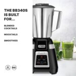 Waring Licuadora comercial BB340 Blade 1 HP, teclado de 2 velocidades con pulso y temporizador de cuenta regresiva de 99