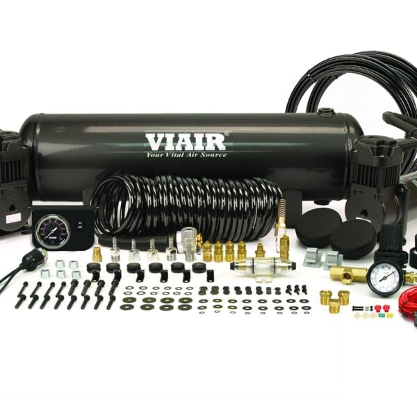 Sistema de Aire Integrado Viair 20020 Dual 444C Stealth Black 200 PSI 2.5 Galones 12V