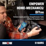 Escáner Automotriz Innova 5160RS OBD2 Control Bidireccional Pantalla 3.5 Pulgadas