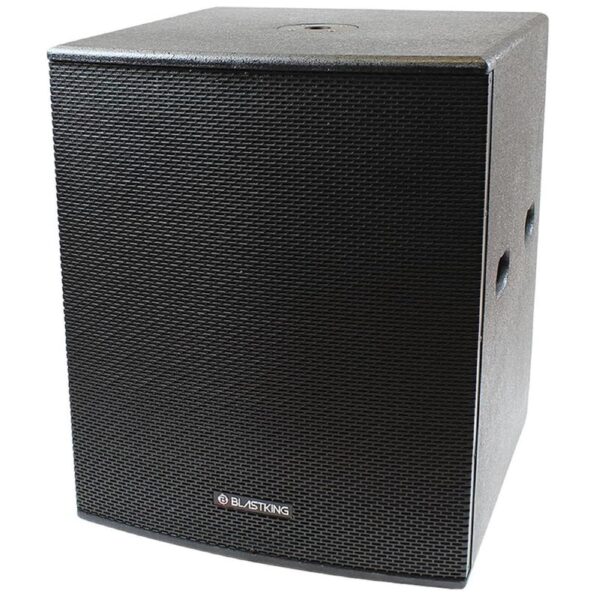 Blast King BPS18II - Subwoofer alimentado serie BPS de 18 pulgadas, amplificador de 4 ohmios y 1200 vatios, aplicaciones