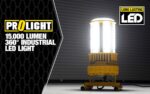 Prolight 111508 Luz industrial de 360 grados 15,000 lúmenes, tamaño único, amarillo