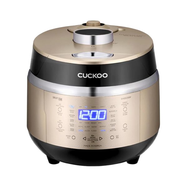 Cuckoo CRP-EHSS0309FG olla de presión eléctrica para arroz, con calentamiento por inducción, Dorado