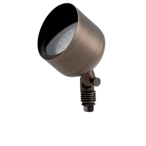 Luz de Acento Kichler 15487CBR PAR36 12V Latón Centenario para Exterior