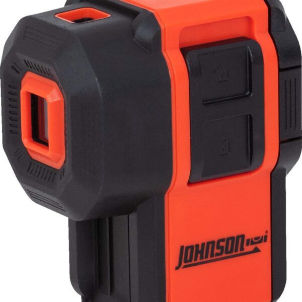 Johnson Level & Tool 40-6646 - Láser autonivelante de 3 puntos con 2 puntos de plomada y 1 punto de nivel, 4.5 pulgadas,