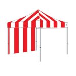 Carpa Impact Canopy 280010004-VC 10x10 pies Rojo Marco de Acero Aleado