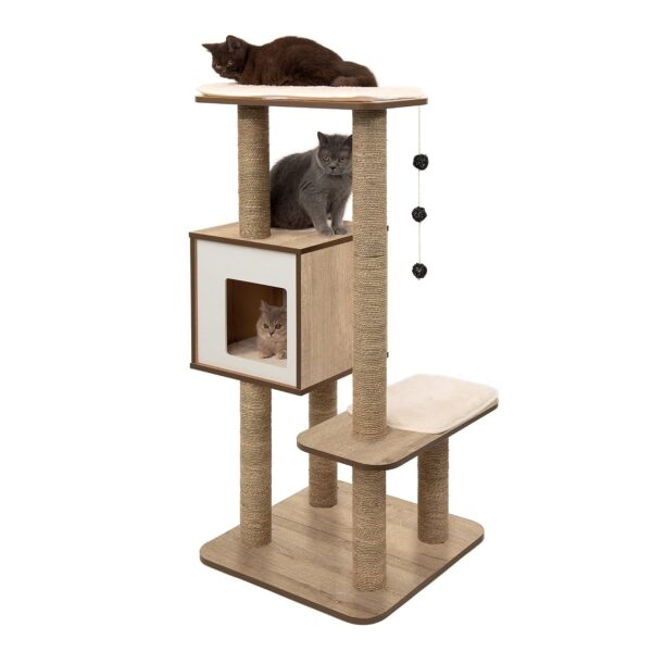 Árbol para Gatos Vesper Base Alta Roble Modelo 52063