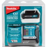 Batería y Cargador Makita BL1021BDC1 12V Max CXT Iones de Litio 2.0Ah Starter Pack