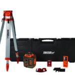 Johnson Level & Tool 99-027K Sistema láser giratorio autonivelante, 8.75 pulgadas, rojo, 1 kit, naranja
