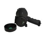 Linterna LED recargable para exteriores, resistente al agua, de 1250 lúmenes, de mano con soporte giratorio, correa de m