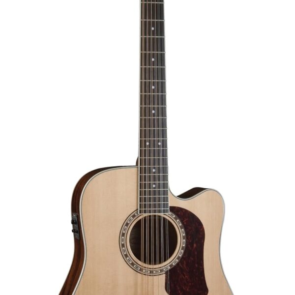 Washburn HD10SCE12-O Heritage 10 Series - Guitarra acústica recortada, natural