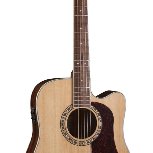 Washburn HD10SCE-O Heritage 10 Series - Guitarra acústica recortada, natural