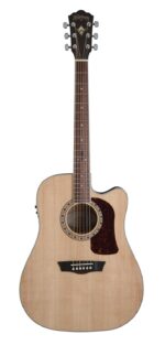 Washburn HD10SCE-O Heritage 10 Series - Guitarra acústica recortada, natural