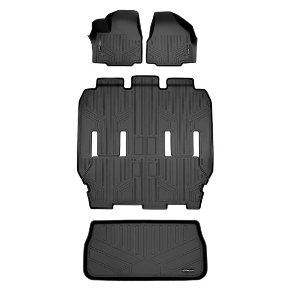 Juego de Alfombrillas MAXLINER 3 Filas y Forro de Carga MAX LINER A0232 B0291 E0232 para Chrysler Pacifica 2017 2020 Col