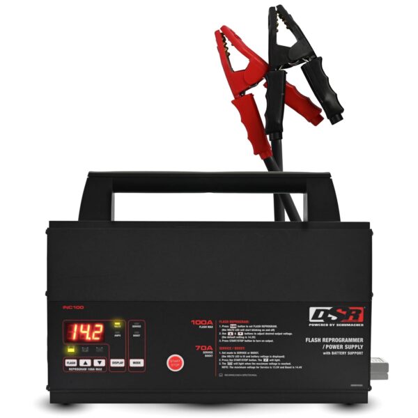 Cargador de Batería Schumacher Electric INC100 100A Reprogramación Flash Modo Servicio y Boost