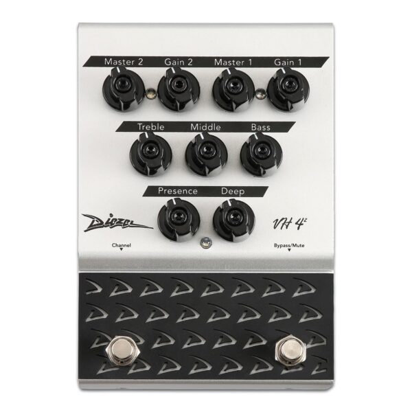 Diezel Pedal de efectos de guitarra de distorsión de sobremarcha y preamplificador de 2 canales VH4-2