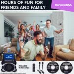 Máquina de Karaoke Bluetooth Karaoke USA GF844 Pantalla 7 Pulgadas Negro