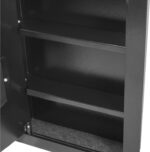 Barska Caja fuerte biométrica de pared, tamaño único, negro
