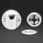 Barska Caja fuerte biométrica de pared, tamaño único, negro