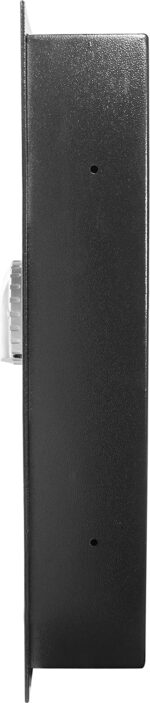 Barska Caja fuerte biométrica de pared, tamaño único, negro