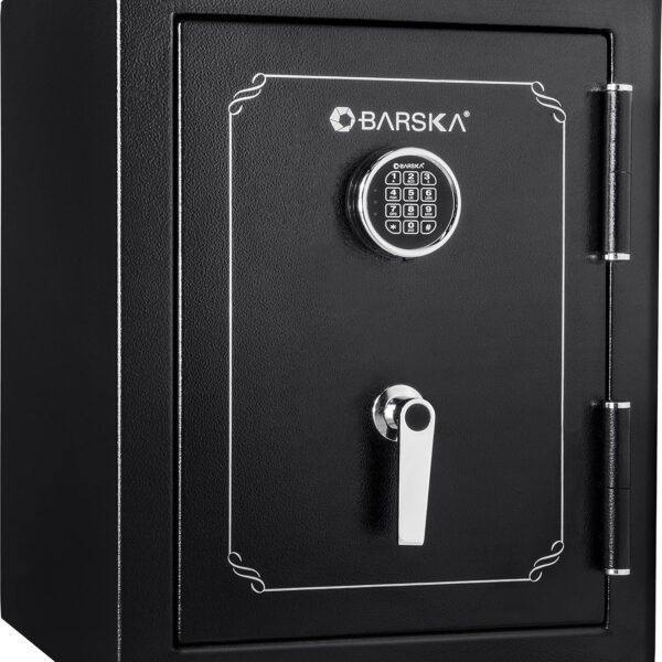 BARSKA Caja fuerte de seguridad ignífuga con teclado digital con advertencia de batería baja - 3.51 pies cúbicos