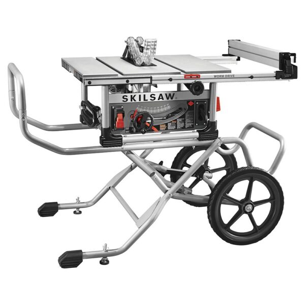 SKIL SPT99-11 - Sierra de mesa de accionamiento helicoidal resistente de 10 pulgadas con soporte