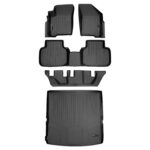 Juego de Tapetes y Forro de Carga MAXLINER A0198 B0198 C0198 D0198 para Dodge Journey 2010-2020 Todo Clima Negro