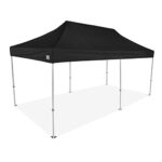 Tienda de Campaña Desplegable Impact Canopy 283270402 10 x 20 pies Marco de Aluminio Tela 500D Negro