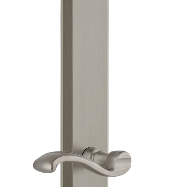 Grandeur 803180 Hardware Fifth Avenue Placa Alta Portofino Tamaño de la Palanca, Entrada de Privacidad: 2.375", Níquel S