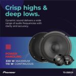 Altavoces Pioneer Serie Z TS-Z65CH 2 Vías 6.5 Pulgadas Par 330 Watts Máximo 4 Ohm