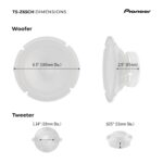 Altavoces Pioneer Serie Z TS-Z65CH 2 Vías 6.5 Pulgadas Par 330 Watts Máximo 4 Ohm