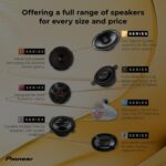 Altavoces Pioneer Serie Z TS-Z65CH 2 Vías 6.5 Pulgadas Par 330 Watts Máximo 4 Ohm