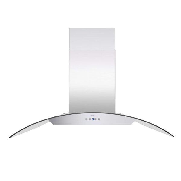 KOBE Campanas extractoras ISX2430SQB-2 Island Range Hood, 30 pulgadas, acero inoxidable