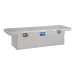 UWS EC10141 Caja de herramientas de aluminio de pared pesada de 58 pulgadas con perfil bajo, tapa RigidCore