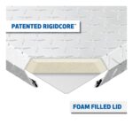 UWS EC20121 Caja de almacenamiento de aluminio de pared pesada de 30 pulgadas, tapa RigidCore