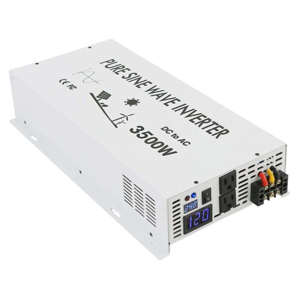 Inversor de Corriente WZRELB WRBP350024 3500W 24V a 120V Onda Sinusoidal Pura