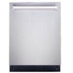 24 pulgadas Lumin Coll - Lavavajillas de bañera alta con control superior integrado, acero inoxidable