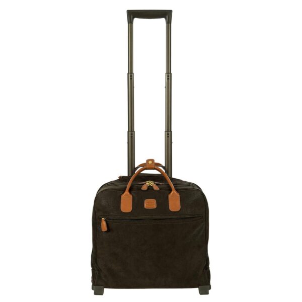 Maleta Bric's Life Tropea Ultralight International Spinner 16 pulgadas Oliva Sintética