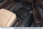 Alfombrillas MAXLINER Modelo A0136-P B0166 C0166 E0159 3 Filas y Forro de Carga Negro para Cadillac Escalade ESV 2015-20